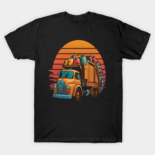 Garbage Truck T-Shirt by Hunter_c4 "Click here to uncover more designs"